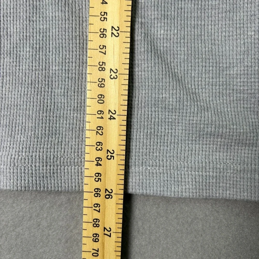 Hurley Shirt Boys 18/20 Gray Thermal Long Sleeve Shirt - Picture 8 of 8